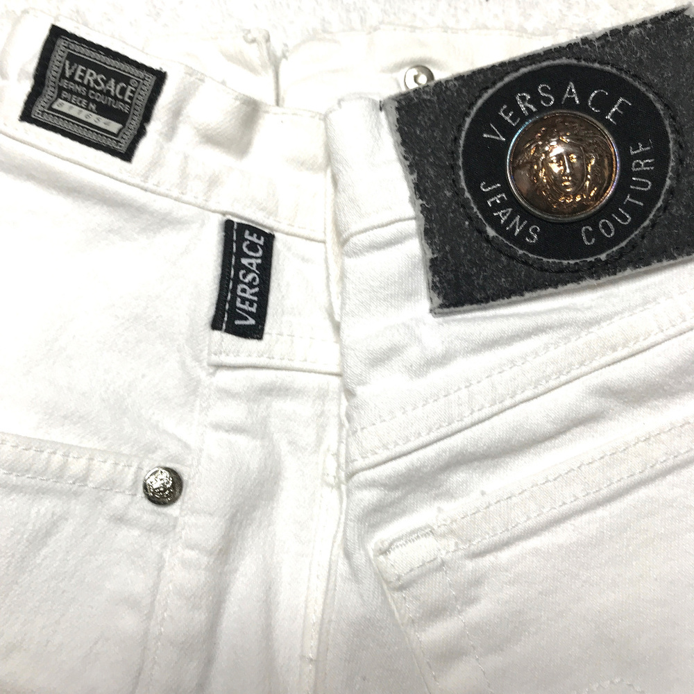 Versace Vintage High Waist Denim Medusa Head jeans - Picture 3 of 9